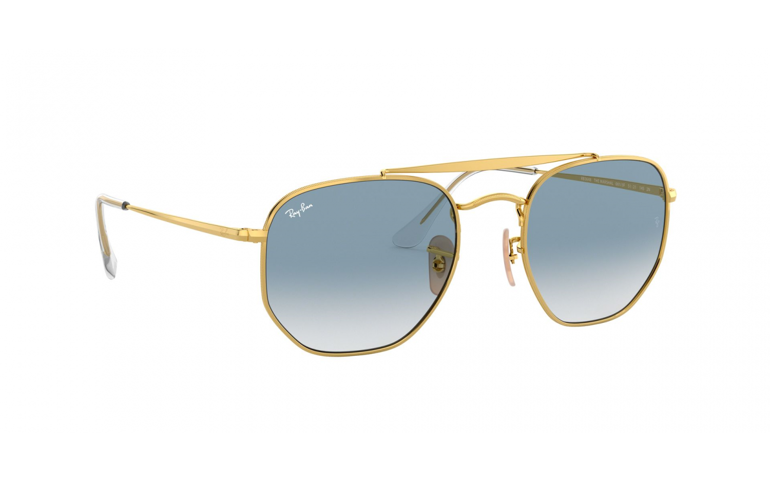 Ray Ban The Marshal RB3648 001 3F 54 Prescription Sunglasses Glasses Station