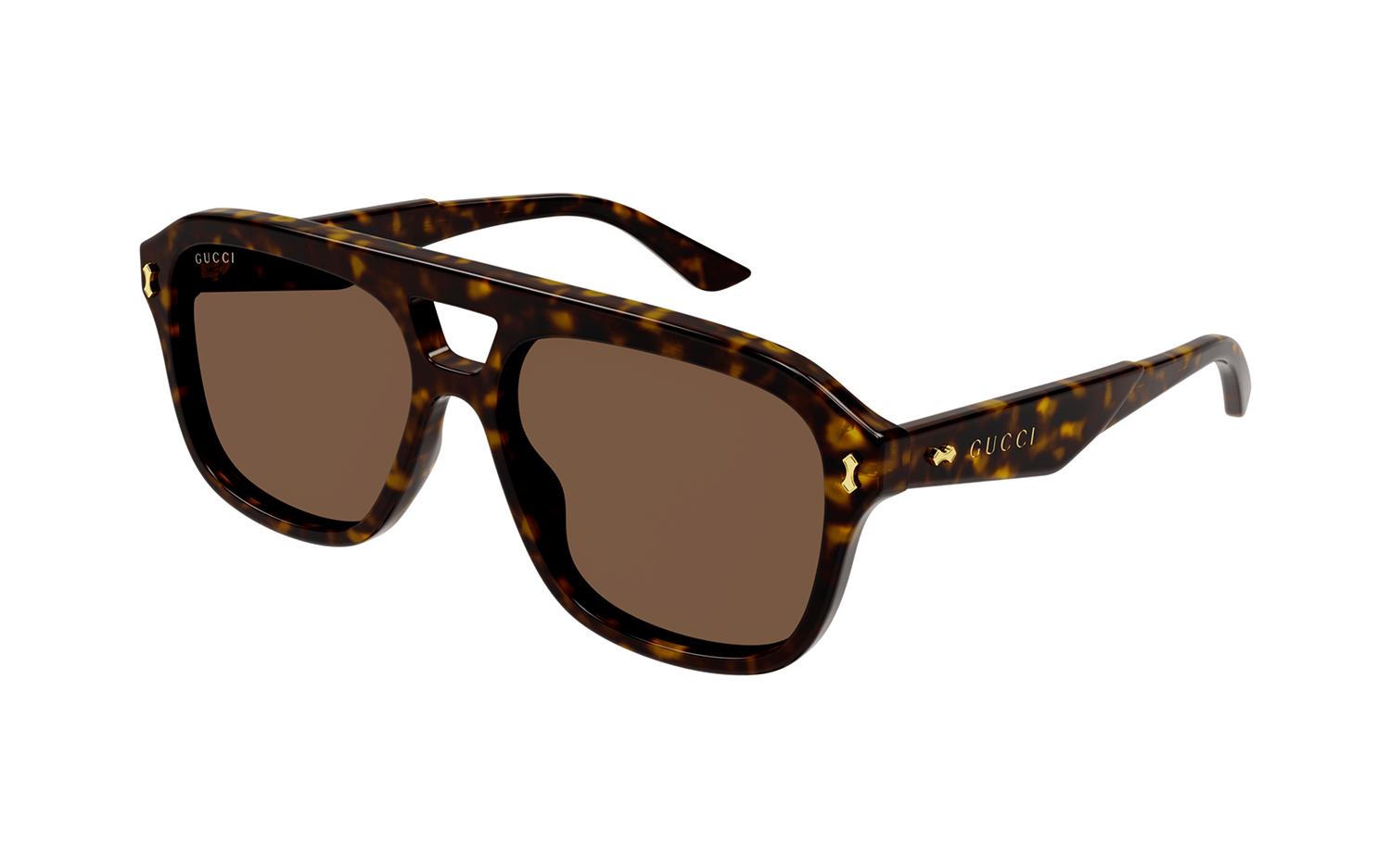 Gucci brown tortoise sunglasses deals