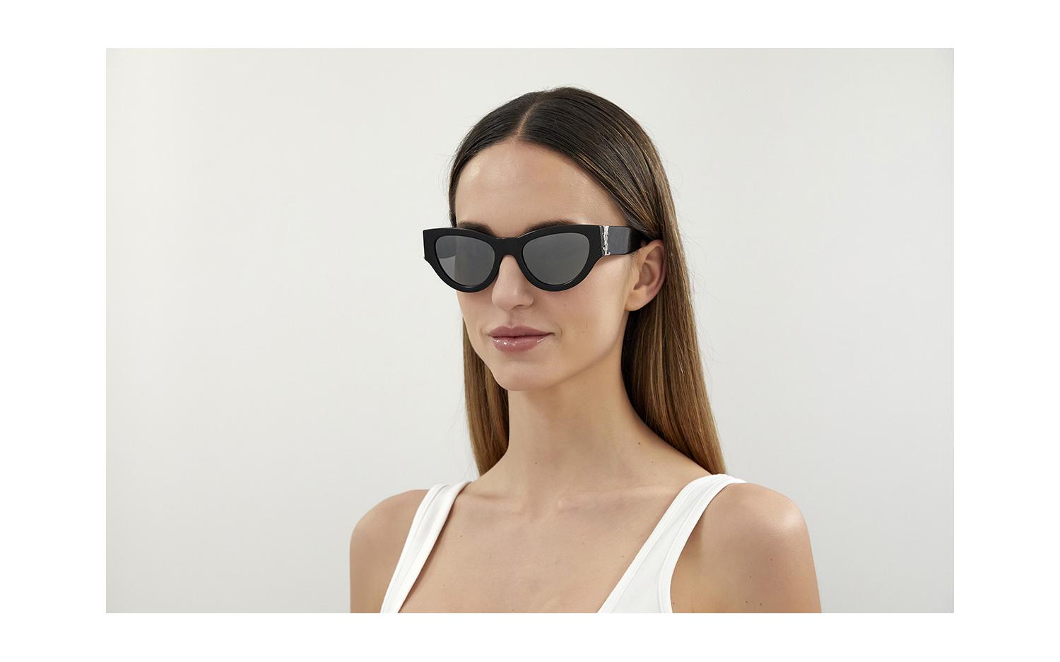 サングラス Saint Laurent Printed Acetate Sl M94 Sunglasses Saint Laurent SL M94 003 53 Prescription Sunglasses